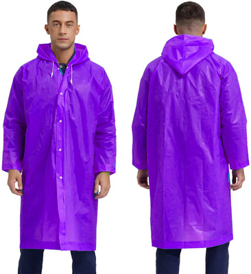 INFISPACE Solid Men & Women Raincoat