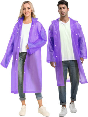 INFISPACE Solid Men & Women Raincoat
