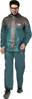 new eraa Colorblock, Solid Men Raincoat