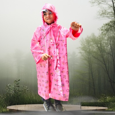 D8211K Graphic Print Boys & Girls Raincoat