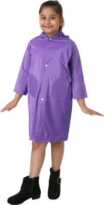 REXBURG Solid Boys & Girls Raincoat