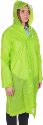 FRANKOPOLIS Solid Women Raincoat