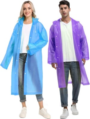 INFISPACE Solid Men & Women Raincoat