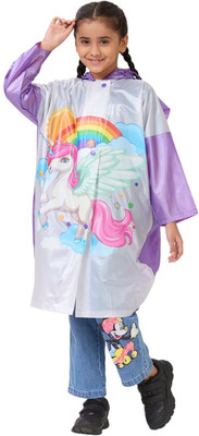 HighLands Animal Print Girls Raincoat