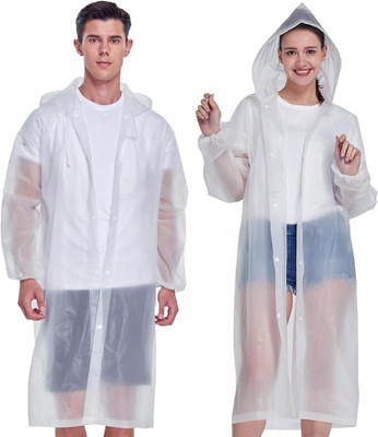 INFISPACE Solid Men & Women Raincoat