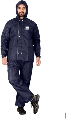 sherin Self Design Men Raincoat