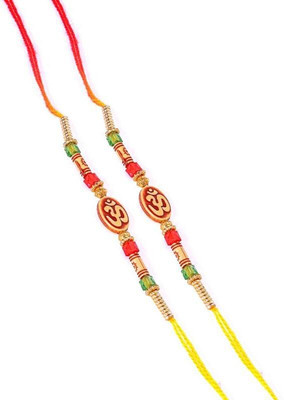 VCARTNOW Thread SNOBMF1122fk Assorted Rakhi  Set(1 Set of Rakhi)