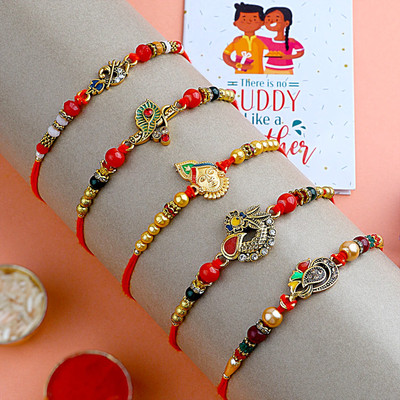 Bhavya Sale Designer New_Mangalam22-11 Assorted Rakhi  Set(2)