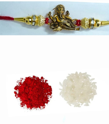 lekhbhav Designer S112 Assorted Rakhi  Set(1 DESIGNER HANDMADE RAKHI)