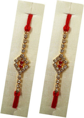 BHAVYA SALES Bracelet NEW 123-11-N2 Mauli Thread Rakhi  Set(2 rakhi)