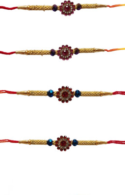 BHAVYA SALES Designer LK99-N2 Assorted Rakhi  Set(DESIGNER HANDMADE RAKHI SET)