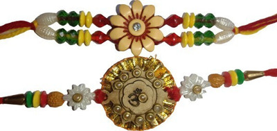 lekhbhav Designer New_Mangalam197 Assorted Rakhi  Set(2)