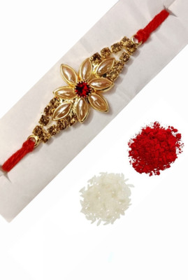 BHAVYA SALES Designer NR56-N2-11 Assorted Rakhi  Set(1 Rakhi)