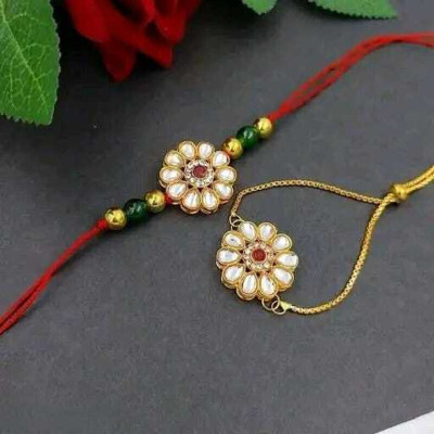 Sivori Thread Rakhi(UJ)-62 Mauli Thread Rakhi  Set(2 Rakhi)