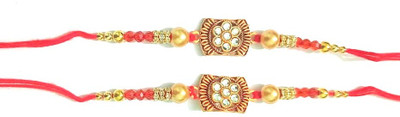 APNA STORE Thread PEAK-MER-MSQ-2 Mauli Thread Rakhi  Set(2 rakhi)