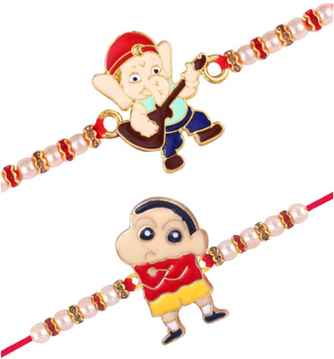 VIVASTRI Designer 1155-1250RKG Jute Rakhi  Set(2 Rakhi)