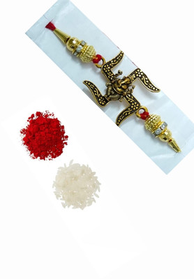 BHAVYA SALES Designer S514-N2 Assorted Rakhi  Set(1 DESIGNER HANDMADE RAKHI)