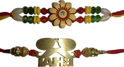 DARSHITABHAV Designer New_Mangalam308_FW Assorted Rakhi  Set(2)