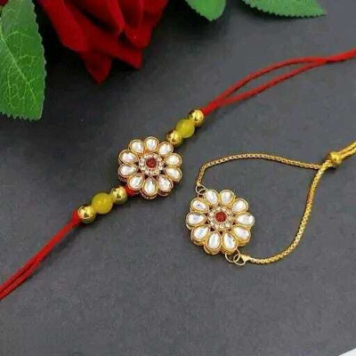 Sivori Thread Rakhi(UJ)-64 Mauli Thread Rakhi  Set(2 Rakhi)