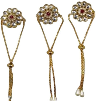 Aamrapali Silver Gems Thread Rakhi(UJ)-47-AP:P2 Mauli Thread Rakhi  Set(11 Rakhi)