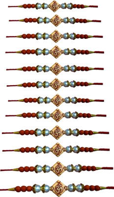 BHAVYA SALES Designer LK169-N2 Assorted Rakhi  Set(12)