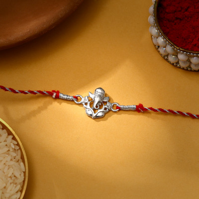 GIVA Thread RK098 Silver Rakhi  Set(1 rakhi)