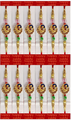 DARSHITABHAV Designer RR1 Assorted Rakhi  Set(12)
