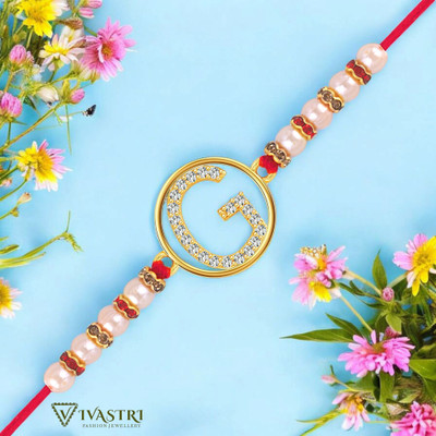 VIVASTRI Designer 1240RKG Jute Rakhi  Set(1 Rakhi)