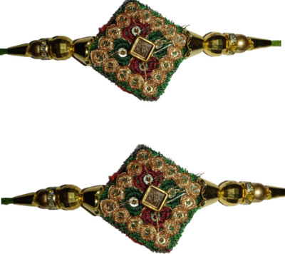 DARSHITABHAV Designer New_Mangalam39_FW Assorted Rakhi  Set(2)