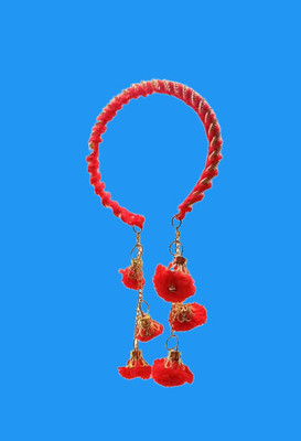MMDDECORATION Lumba Lumba_01 Gold Finish Chawal Roli Pack  Set(1 lumba rakhi)