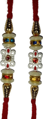 BHAVYA SALES Designer Mangalam36-11-N2 Assorted Rakhi  Set(4)