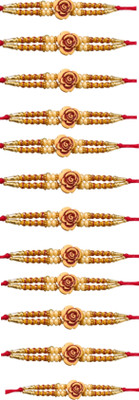 BHAVYA SALES Designer New_Mangalam406-N2 Assorted Rakhi  Set(12)
