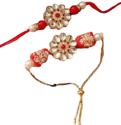 Aamrapali Silver Gems Thread Rakhi(UJ)-75-AP:P2 Mauli Thread Rakhi  Set(38 Rakhi)