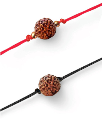 VIVASTRI Rudraksh 1231-1232RKG Jute Rakhi  Set(2 Rakhi)