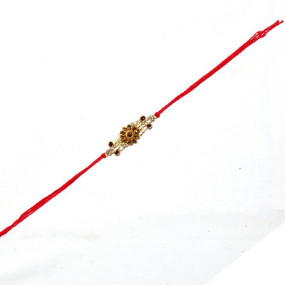 BHAVYA SALES Designer NR46-11-N2 Mauli Thread Rakhi  Set(Designer Rakhi Set of 2)