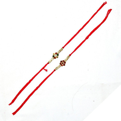 BHAVYA SALES Designer S565-N2 Assorted Rakhi  Set(Designer Rakhi Set of 2)