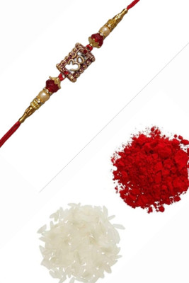 BHAVYA SALES Designer RKH155-N2 Assorted Rakhi  Set(1 DESIGNER HANDMADE RAKHI)
