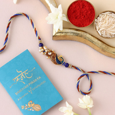 FNP Thread GIFTSFNP28576_RK24 Mauli Thread Rakhi  Set(3)