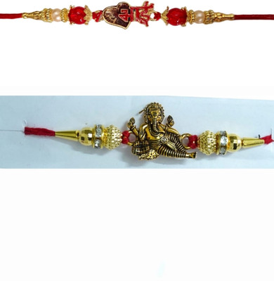 BHAVYA SALES Designer Mangalam513-N2 Assorted Rakhi  Set(designer rakhi)