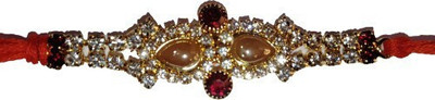 BHAVYA SALES Designer New_Mangalam06-11-N2 Mauli Thread Rakhi  Set(2 Rakhi)