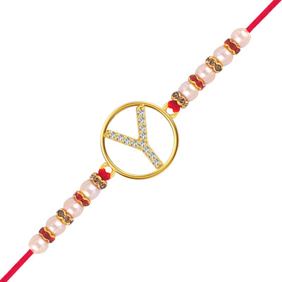 VIVASTRI Designer 1246RKG Jute Rakhi  Set(1 Rakhi)
