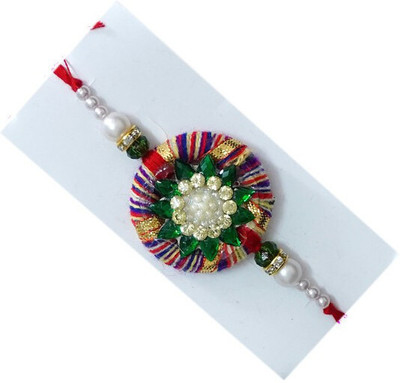 BHAVYA SALES Designer BS - 22-11-N2 Mauli Thread Rakhi  Set(2 Pc Set)