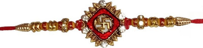BHAVYA SALES Designer New_Mangalam197-11-N2 Assorted Rakhi  Set(2)