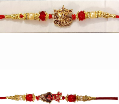 lekhbhav Designer qw50 Assorted Rakhi  Set(designer rakhi)