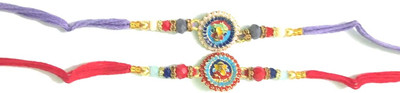 APNA STORE Thread PEAK-MER-M20-2 Mauli Thread Rakhi  Set(2 rakhi)