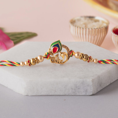 Flipkart SmartBuy Designer D1159_FSB Assorted Chawal Roli Pack, Rakhi  Set(1 Rakhi with Roli and Chawal)
