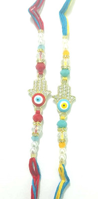 APNA STORE Thread RK-N2-342-2 Mauli Thread Rakhi  Set(2 rakhi set)