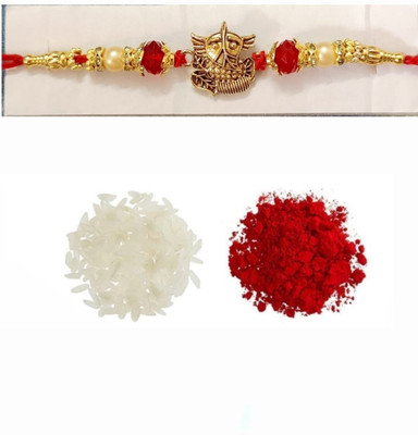 BHAVYA SALES Designer S118-N2 Assorted Rakhi  Set(1 DESIGNER HANDMADE RAKHI)