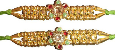 DARSHITABHAV Designer New_Mangalam170_FW Assorted Rakhi  Set(2 Rakhi)