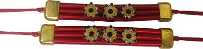 BHAVYA SALES Designer New_Mangalam422-N2 Assorted Rakhi  Set(2)